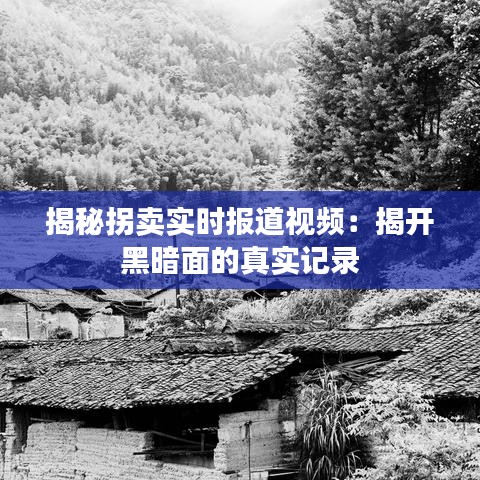 揭秘拐卖实时报道视频：揭开黑暗面的真实记录