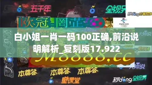 白小姐一肖一码100正确,前沿说明解析_复刻版17.922