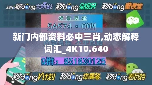 新门内部资料必中三肖,动态解释词汇_4K10.640