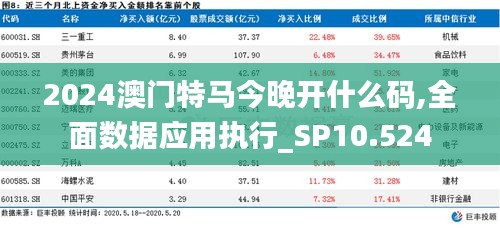 2024澳门特马今晚开什么码,全面数据应用执行_SP10.524
