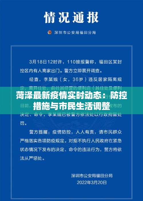 菏泽最新疫情实时动态：防控措施与市民生活调整