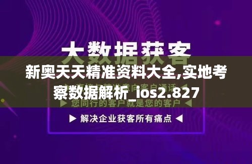 新奥天天精准资料大全,实地考察数据解析_ios2.827
