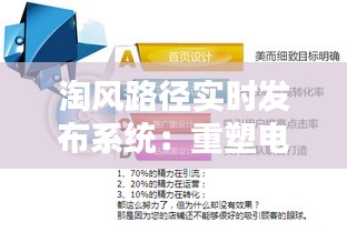 淘风路径实时发布系统：重塑电商物流新格局