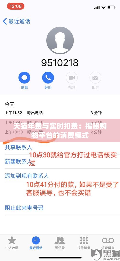 天猫年费与实时扣费：揭秘购物平台的消费模式