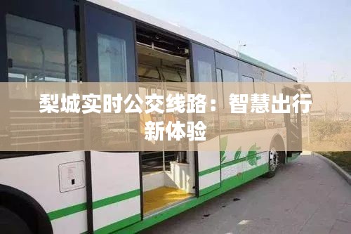 梨城实时公交线路：智慧出行新体验