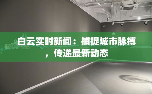 白云实时新闻：捕捉城市脉搏，传递最新动态