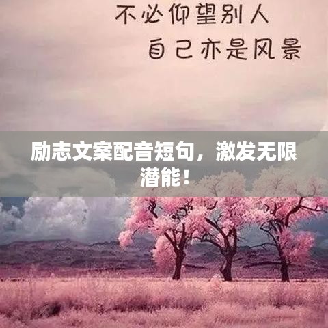 励志文案配音短句，激发无限潜能！