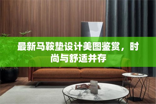 最新马鞍垫设计美图鉴赏，时尚与舒适并存