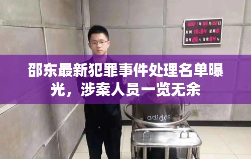 邵东最新犯罪事件处理名单曝光，涉案人员一览无余