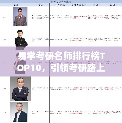 易学考研名师排行榜TOP10，引领考研路上的明灯导师