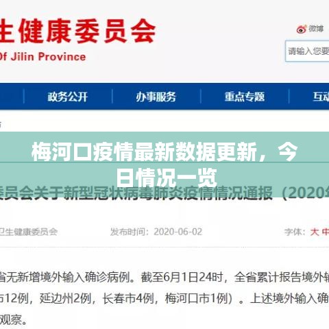 梅河口疫情最新数据更新，今日情况一览