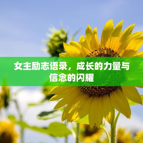 女主励志语录，成长的力量与信念的闪耀