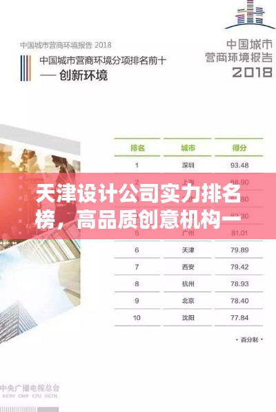 天津设计公司实力排名榜，高品质创意机构一览