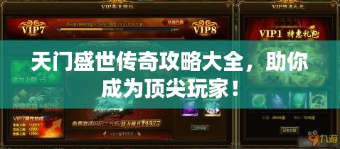 天门盛世传奇攻略大全，助你成为顶尖玩家！