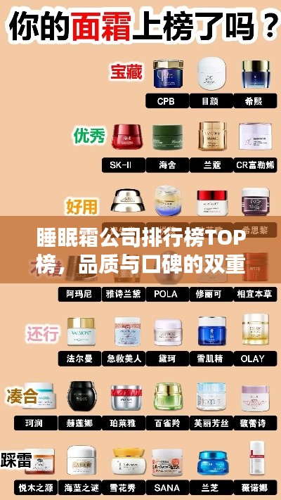 睡眠霜公司排行榜TOP榜，品质与口碑的双重保障！