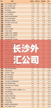 长沙外汇公司排名揭秘，行业影响力榜单重磅出炉！