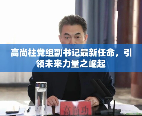 高尚柱党组副书记最新任命，引领未来力量之崛起