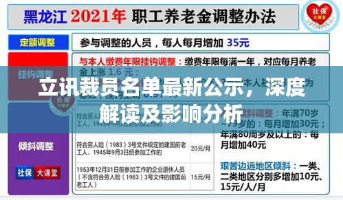 立讯裁员名单最新公示，深度解读及影响分析