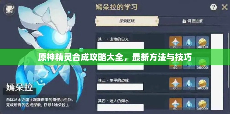 原神精灵合成攻略大全，最新方法与技巧