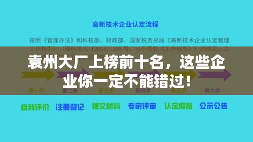 袁州大厂上榜前十名，这些企业你一定不能错过！