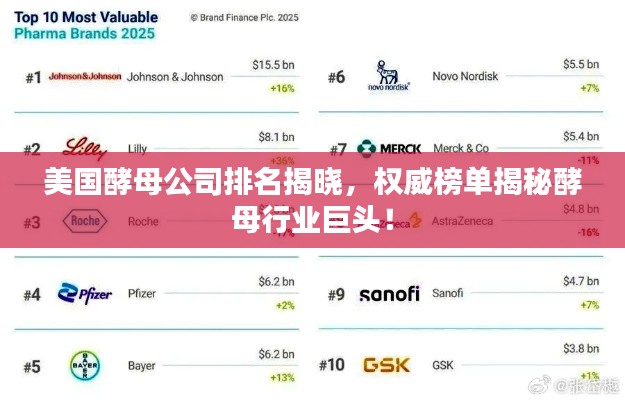 美国酵母公司排名揭晓，权威榜单揭秘酵母行业巨头！