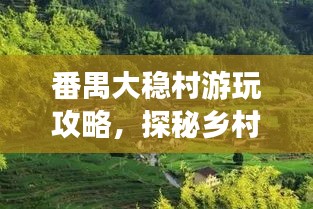 番禺大稳村游玩攻略，探秘乡村风情，体验别样旅游乐趣！