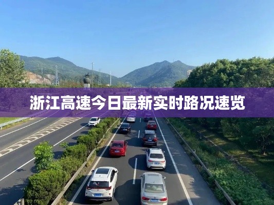 浙江高速今日最新实时路况速览