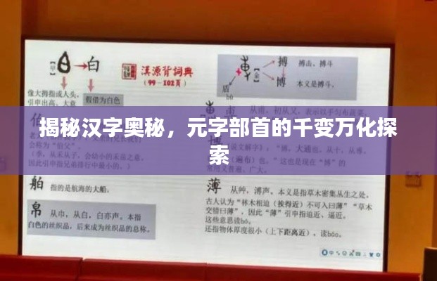 揭秘汉字奥秘，元字部首的千变万化探索